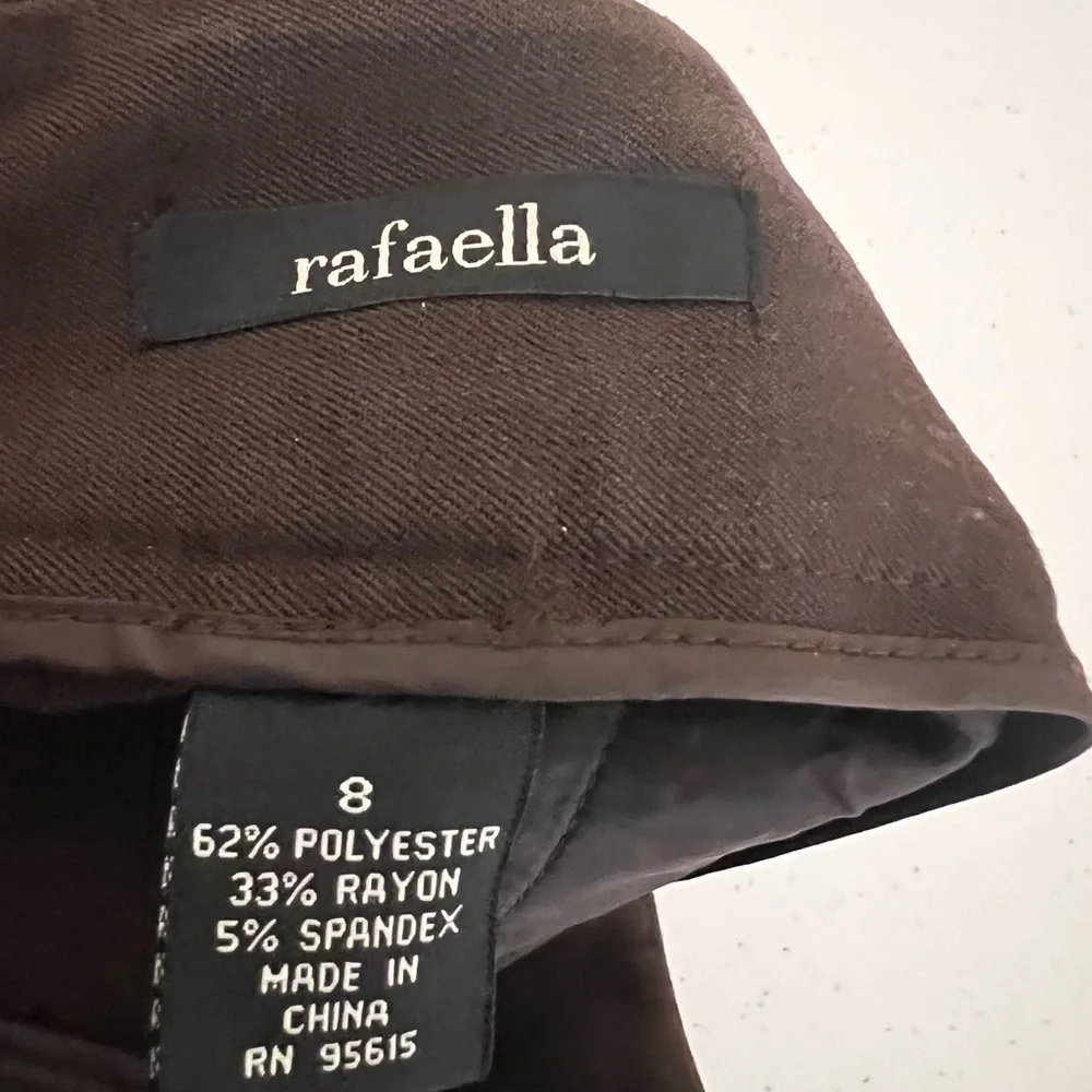 Rafaela pants brown size 8 - Picture 2 of 6